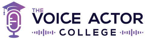 The Voice Actor College Turning Dreams Into Careers Banner Logo