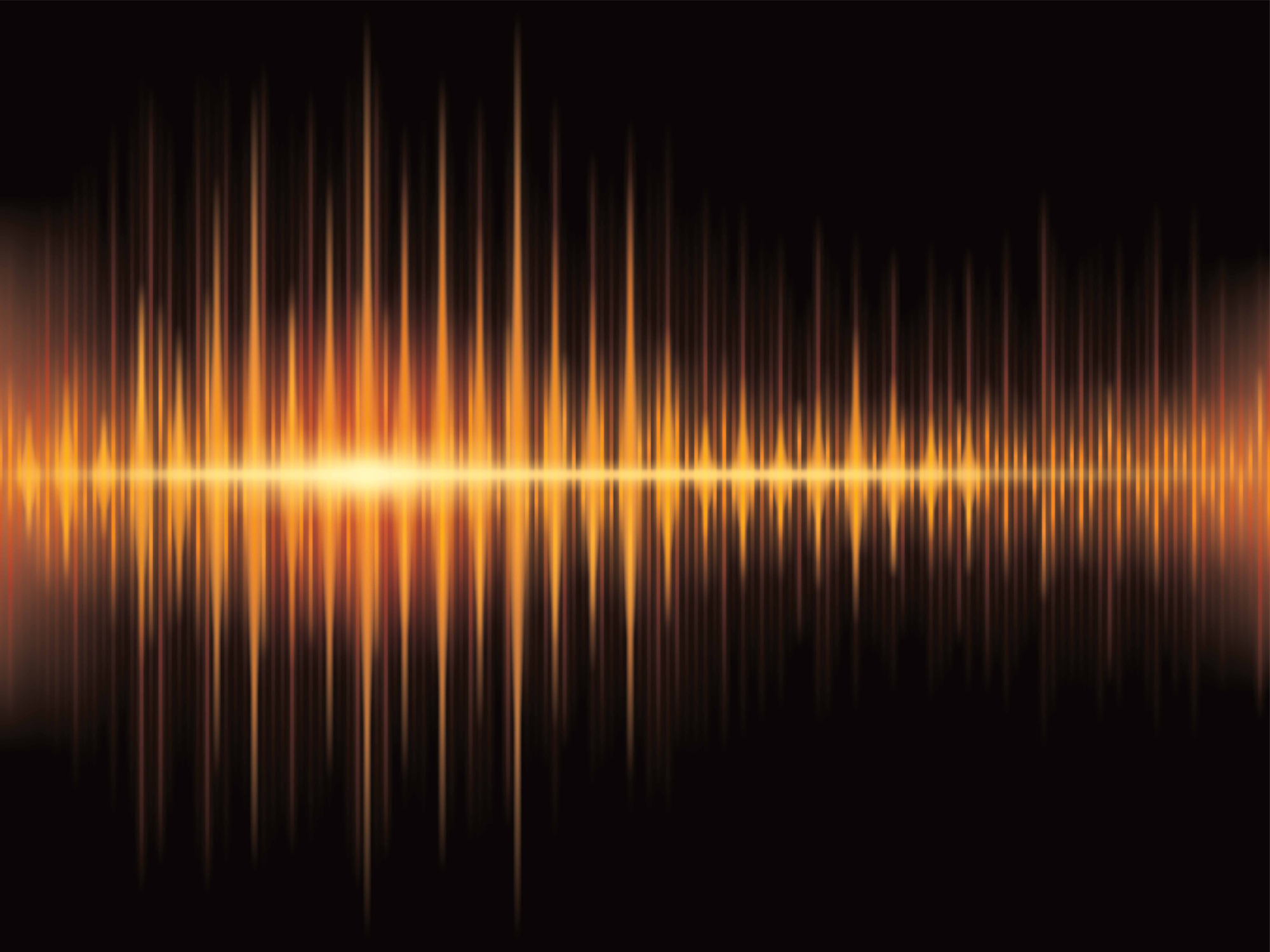 Wave form representing performance for voice over emotes.