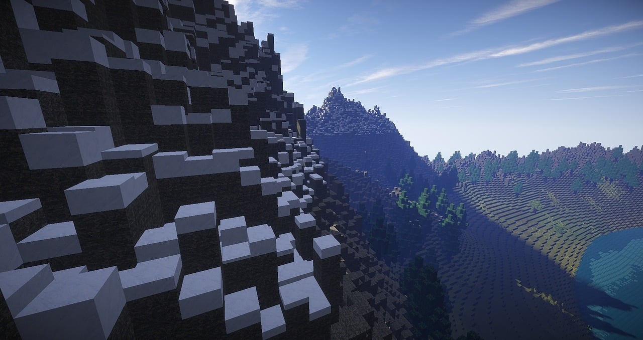 Minecraft world representing the Video Game Voiceover Blog - Credit to Allinonemovie.