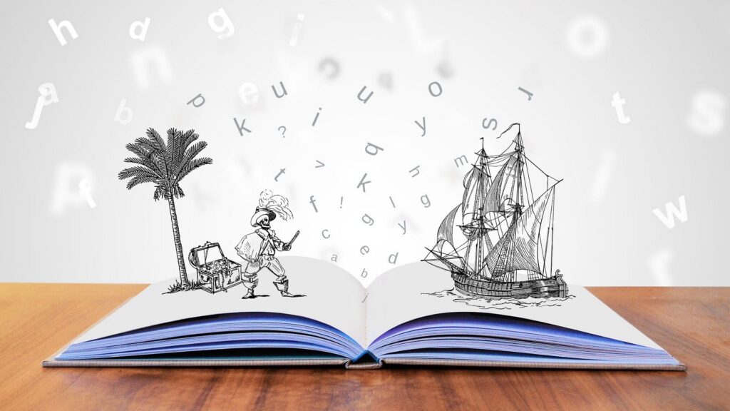 Exploring Story Graphic for the Narration in Audiobooks blog post, image by Tumisu.