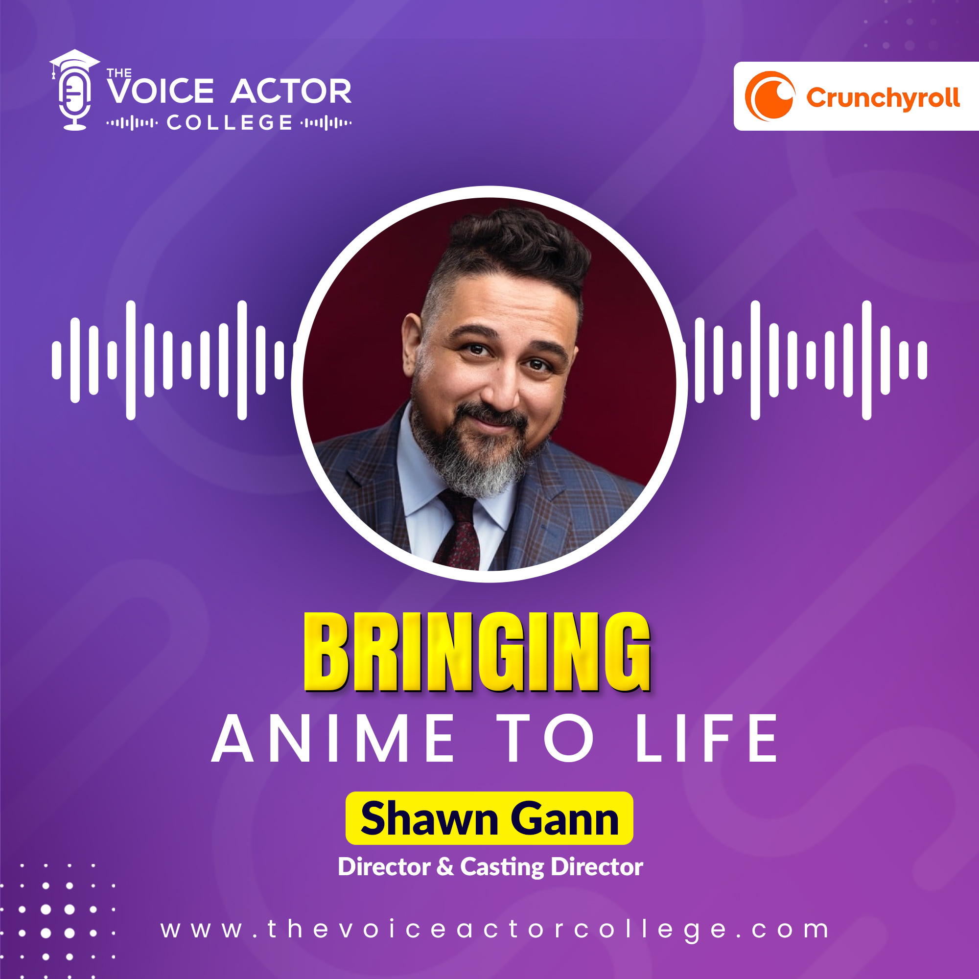 Bringing Anime to Life with Shawn Gann - The Voice Actor College