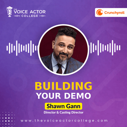 Demo voice over workshop graphic.