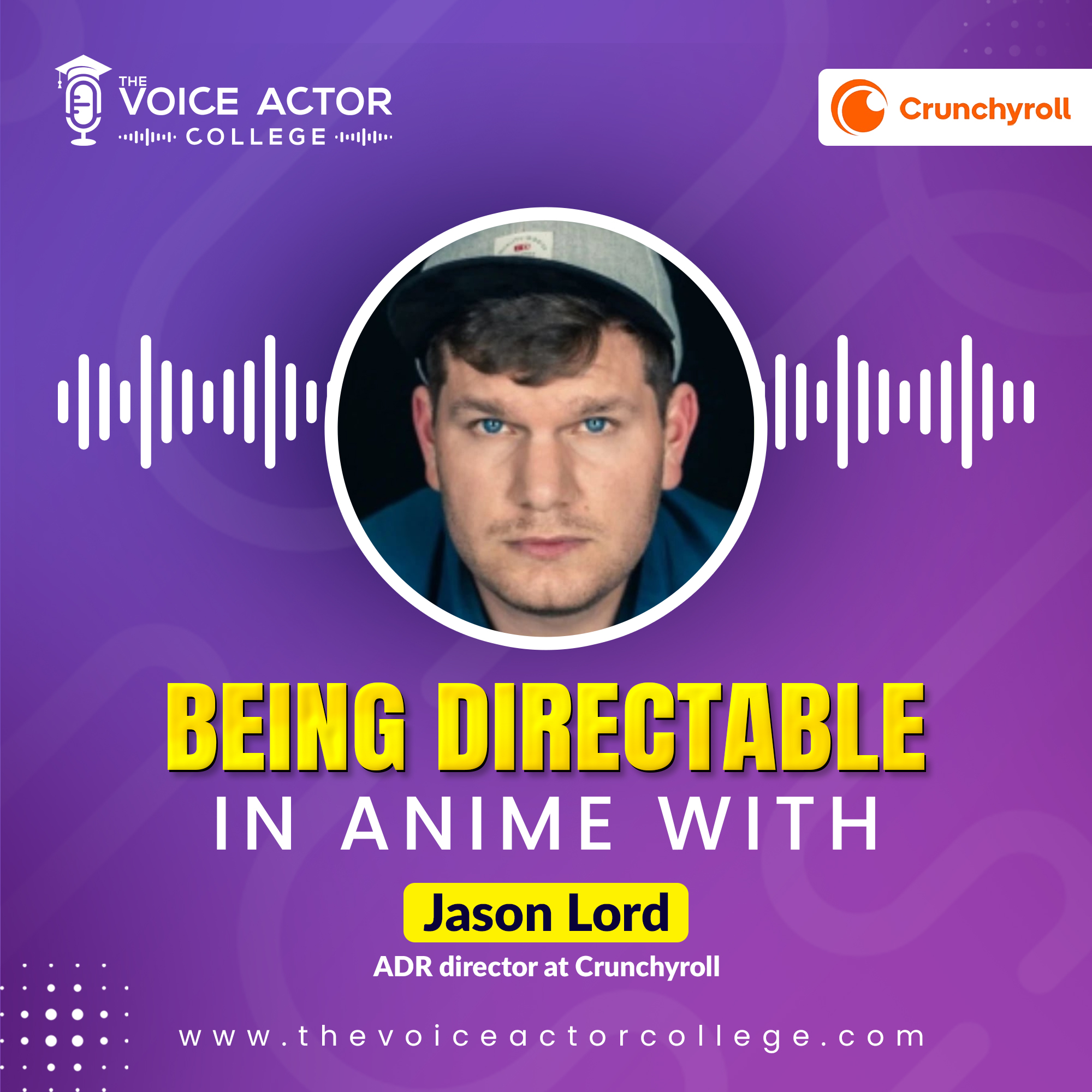Being Directable in Anime Voiceover Workshop Graphic